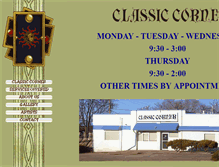 Tablet Screenshot of classiccornerframes.com